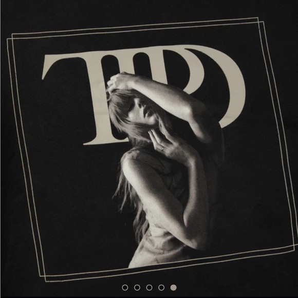Taylor Swift Official TTPD Merch Sweatshirt - Picture 3 of 5